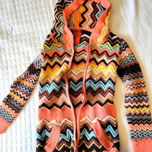 Missoni for Target girls spaceknit Hoodie, Small